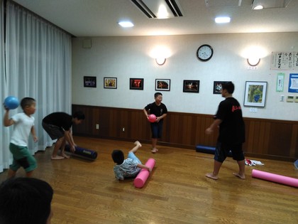 子供たちと楽しくトレーニング