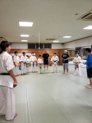 空手選手会への指導
