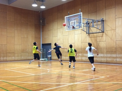 中学三年生バスケット部