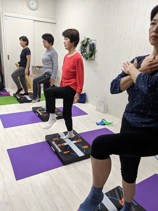 女性グループトレーニング