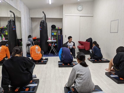 中学生女子6名　トレーニング体験