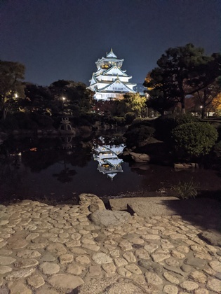 ＃130　夜の大阪城RUN