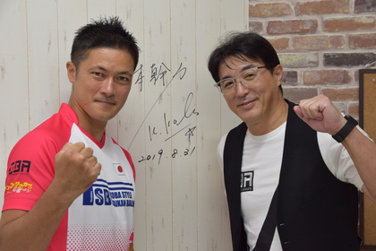木場克己先生がスタジオに来られました！